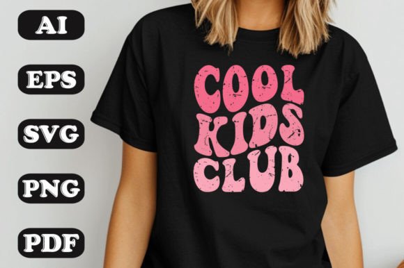 Cool Kids Club SVG Graphics & T-Shirt Designs