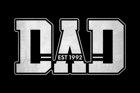 Dad Est 1992 Graphics & T-Shirt Designs