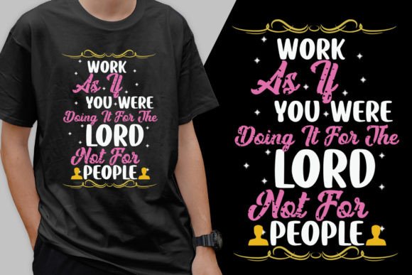 Doing It for the Lord Trendy Tshirt Svg