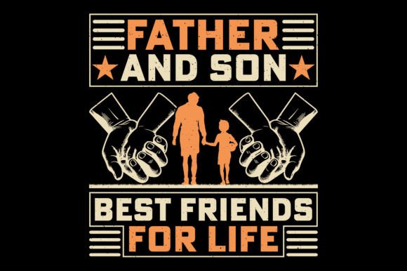 Father Son Father’s Day Sublimation Graphics & T-Shirt Designs