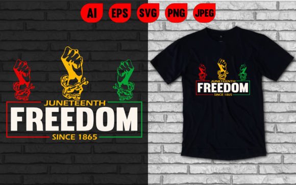 Freedom Since 1865 T-Shirt Graphics