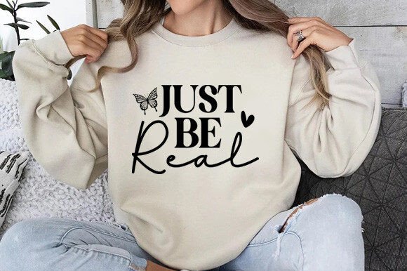 Just Be Real: Graphics & T-Shirt Designs for Authentic Local Branding